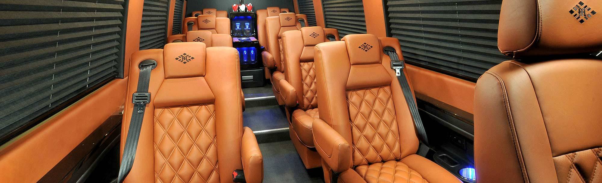 Bus, Vans and RV luxury seats and seating options