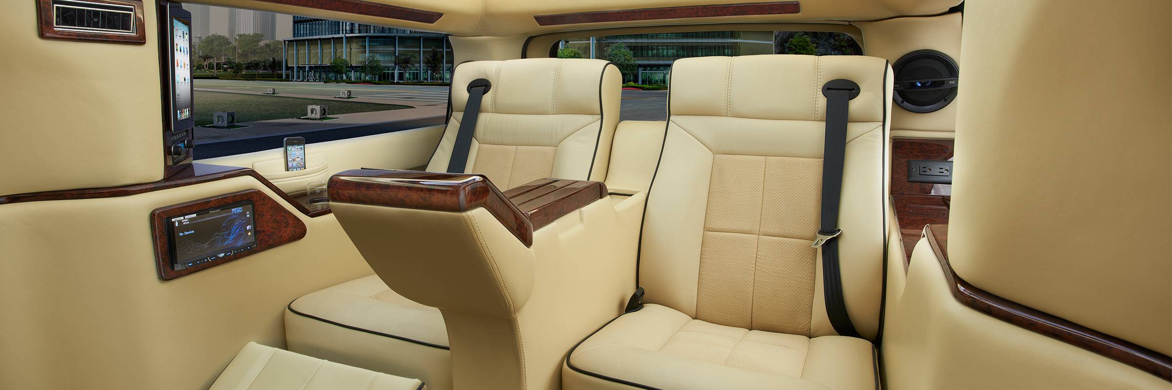 Highest quality luxury custom seats for Sprinters, Metris, RV, SUV, Truck and Motorcoaches